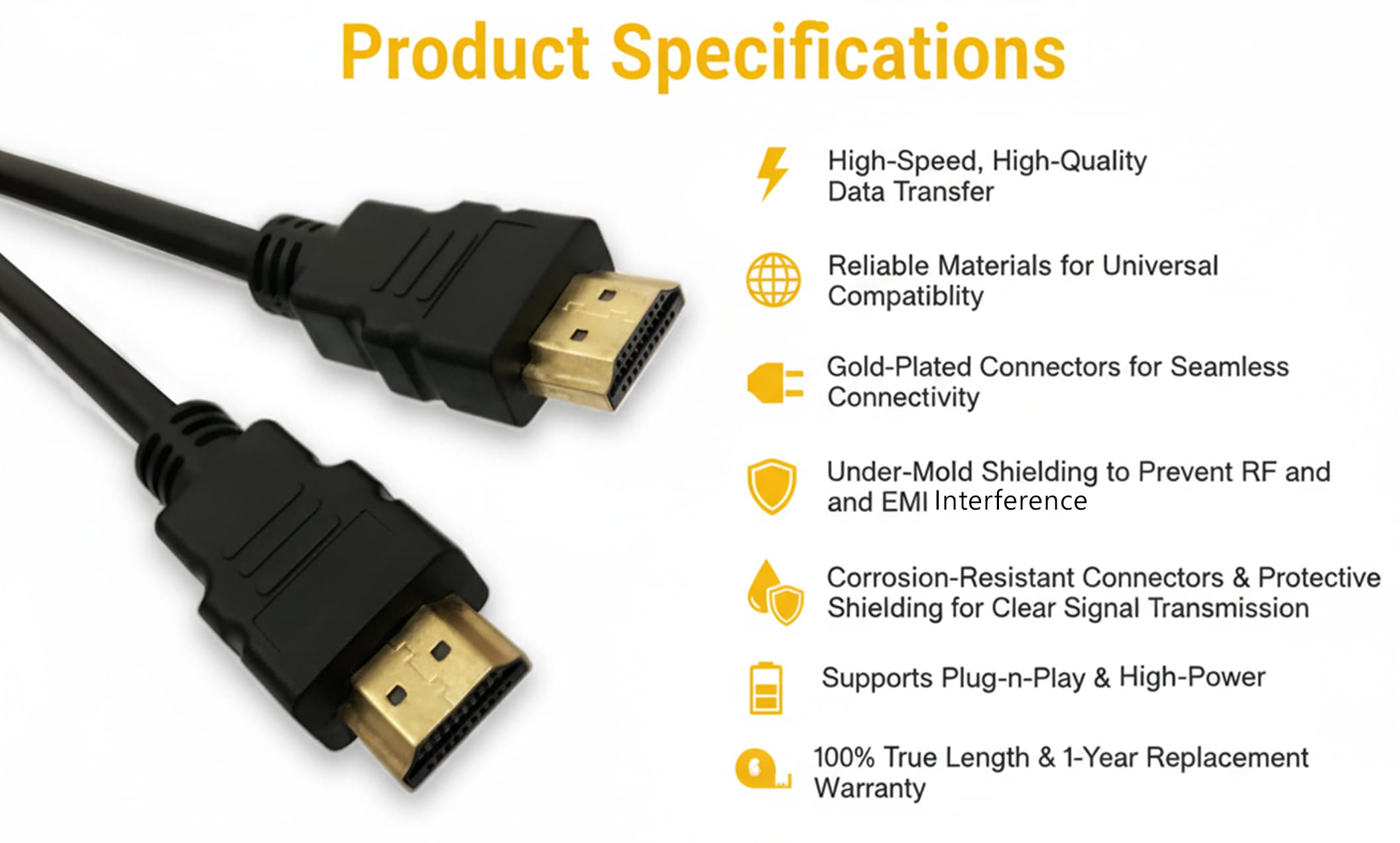 FastUp HDMI cable 3m thumbnail 2