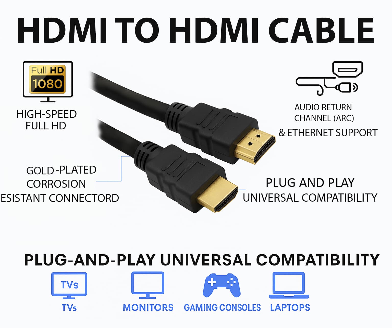 FastUp HDMI cable 3m thumbnail 4