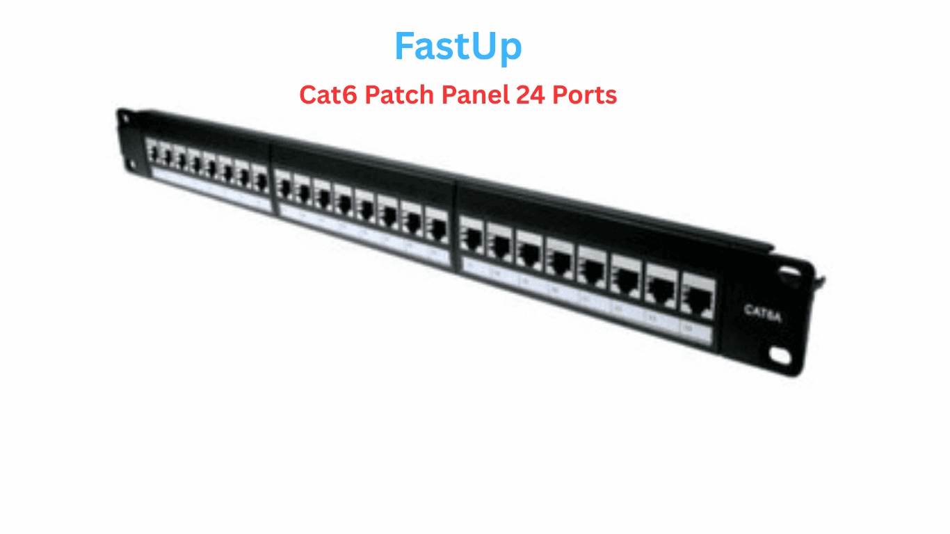 FastUp Cat6 Patch Panel 24 ports